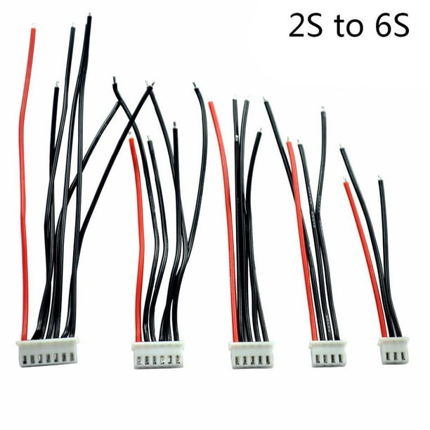 5X JST XH 2s 3s 4s 5s 6s Battery Balance Charger Plug Line/Wire/Connector Cable